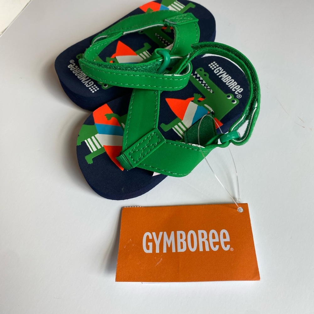 3/$15 | NWT Gymboree Baby Sandals Size 3-4 Alligator Orange Blue Green